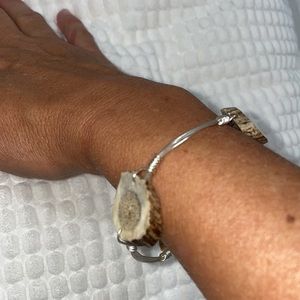 Custom Deer antler wire bangel